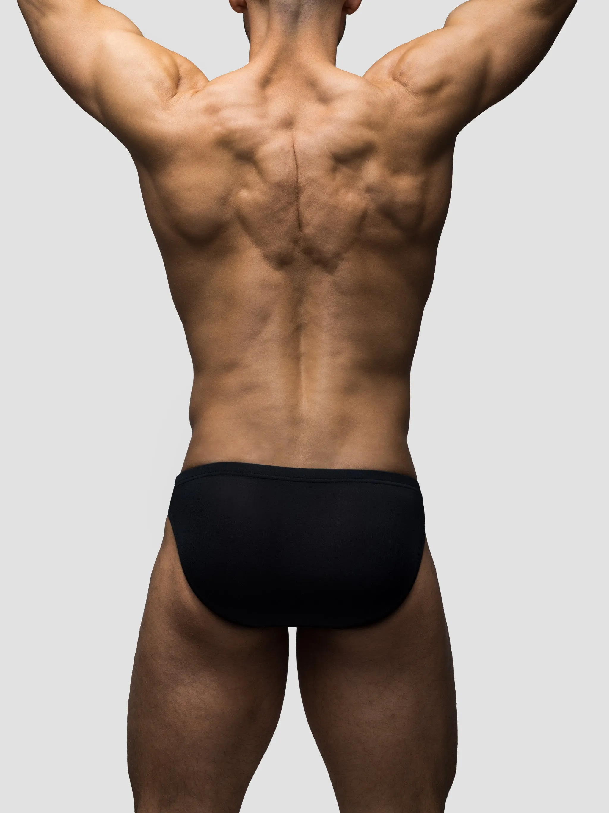 Black Bikini Brief | Single-Lined