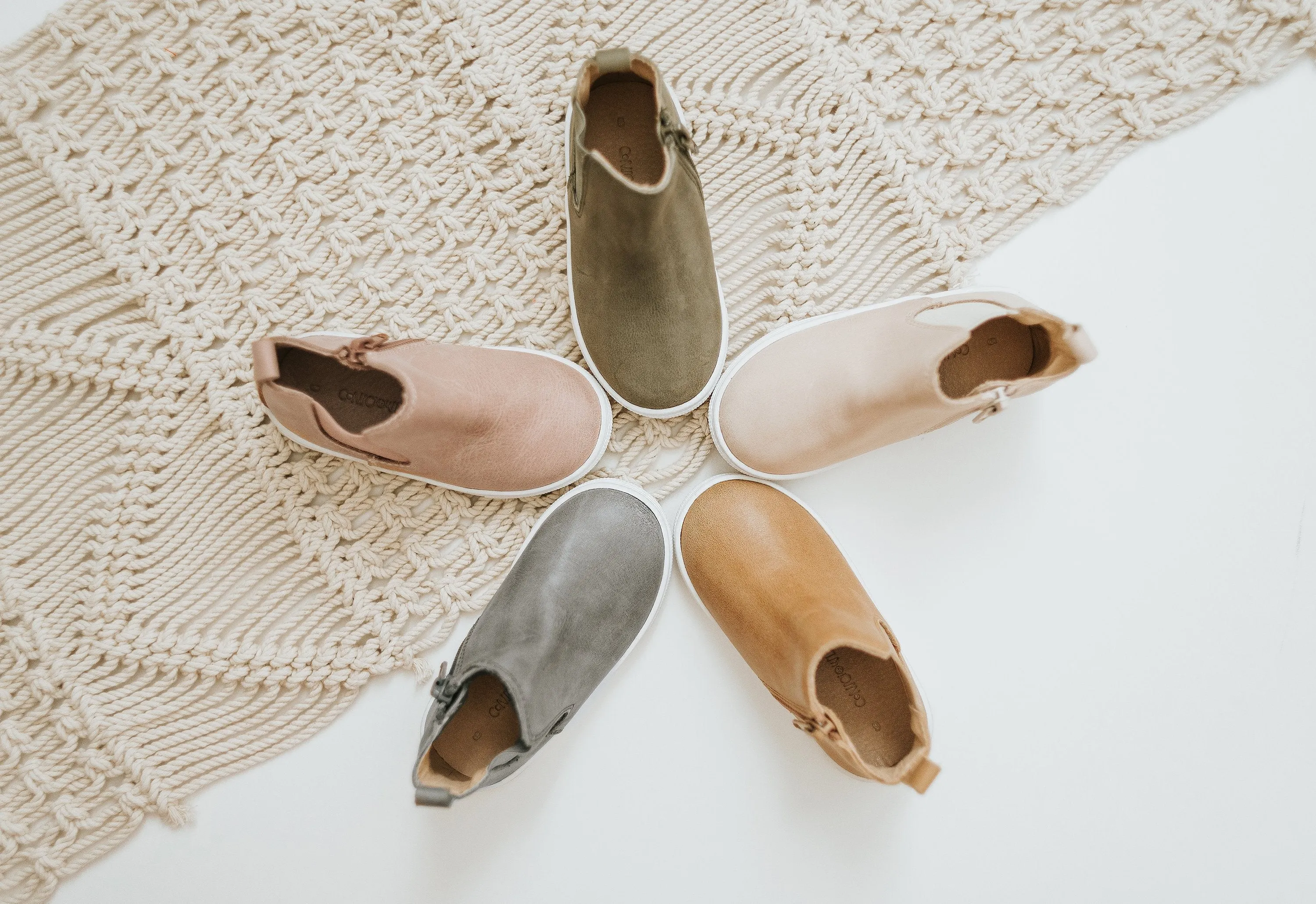 Consciously Baby Waxed Leather Chelsea Boot | Color 'Antelope Pink'