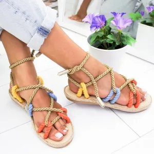 Fashion Summer Shoes Woman Flat Sandals