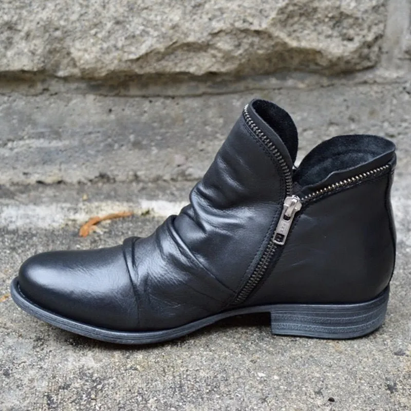 Karylle - Chic Side-Zip Ankle Boots