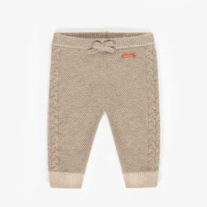 KNITTED PANTS IN RECYCLED POLYESTER, NEWBORN