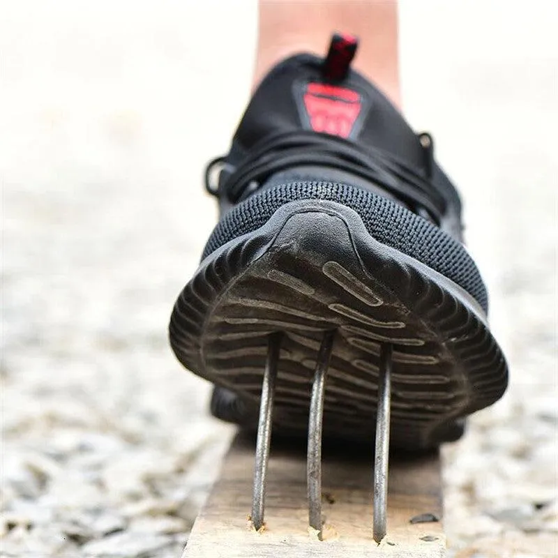 Men's Safety Protection Anti Smashing And Anti Puncture Work Shoes