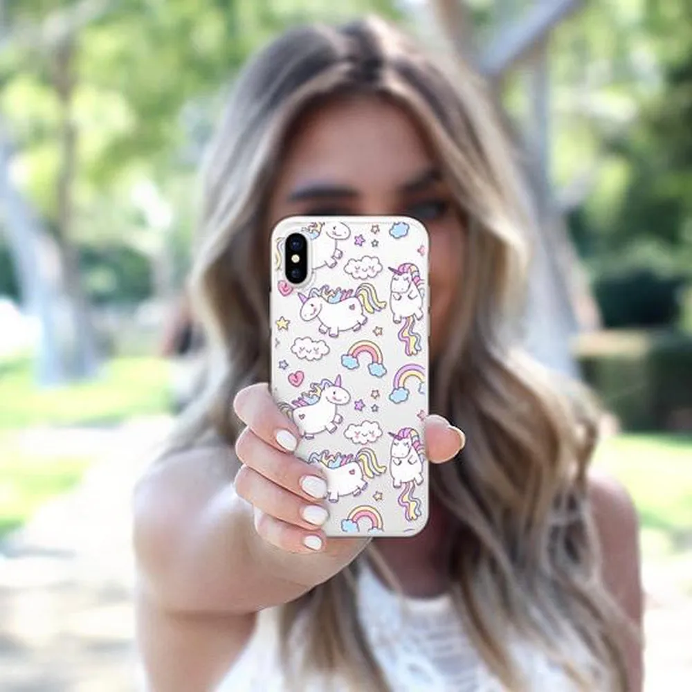 [OPEN BOX] CASETIFY Snap Case Unicorns Rainbows for iPhone XS/X