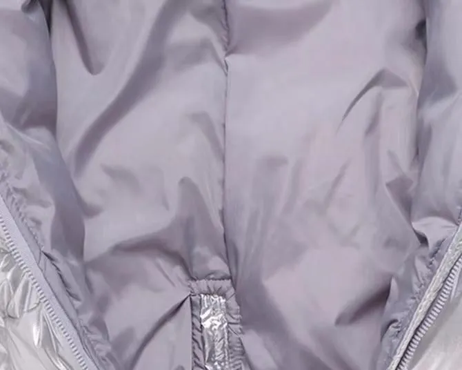 Riley Shiny Winter Romper Down Coat