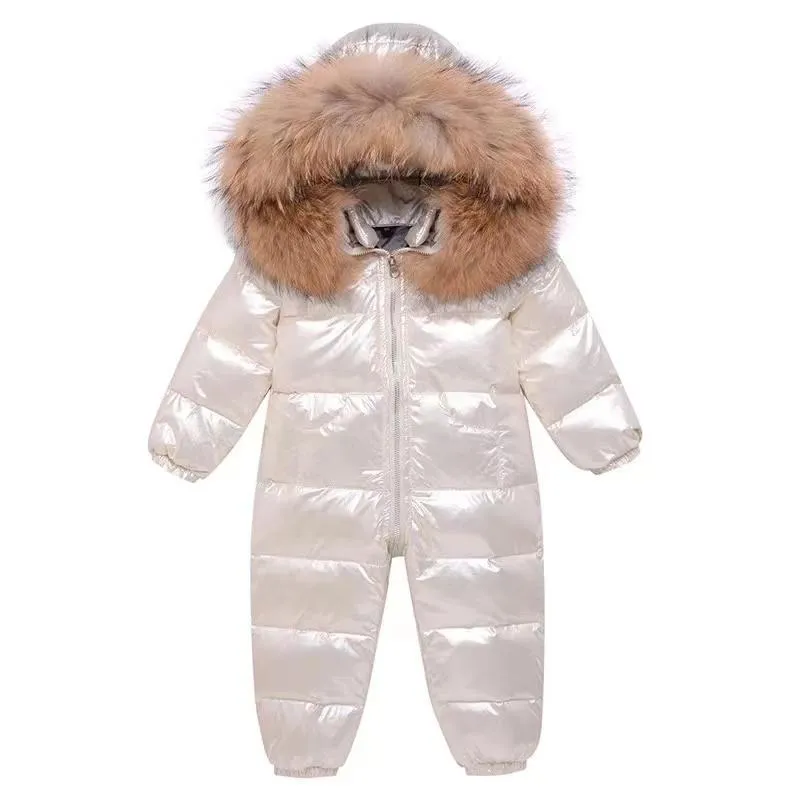 Riley Shiny Winter Romper Down Coat