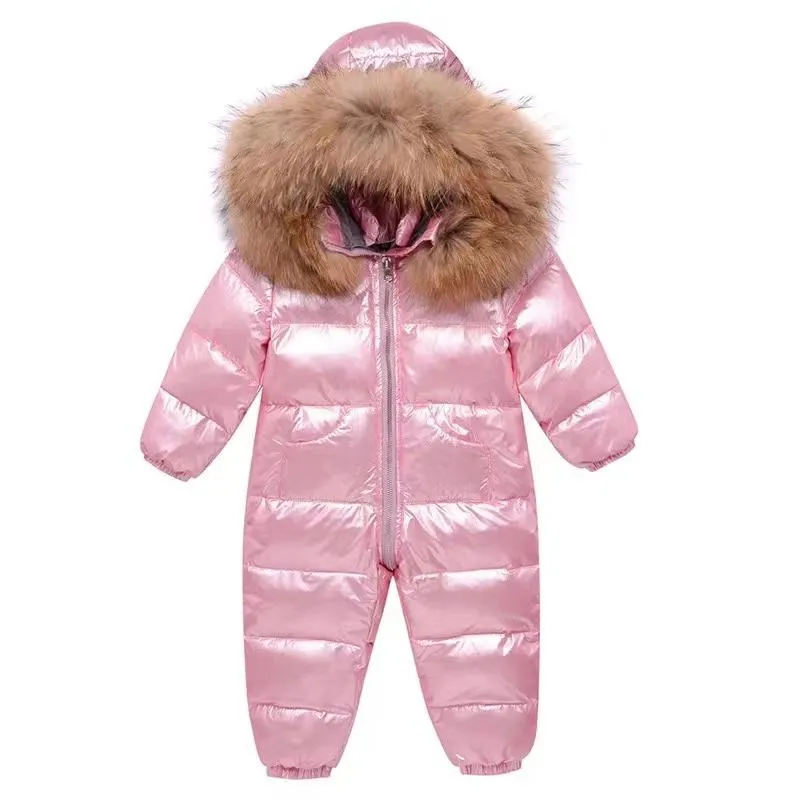 Riley Shiny Winter Romper Down Coat